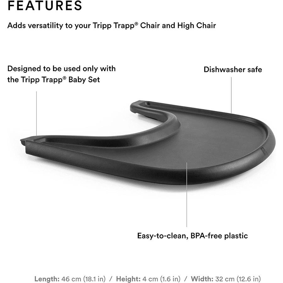 Stokke Tripp Trapp Tray (Black)