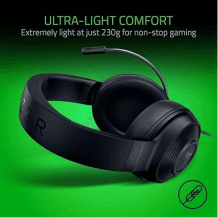 Razer Kraken X Lite Ultralight Gaming Headset: 7.1 Surround Sound