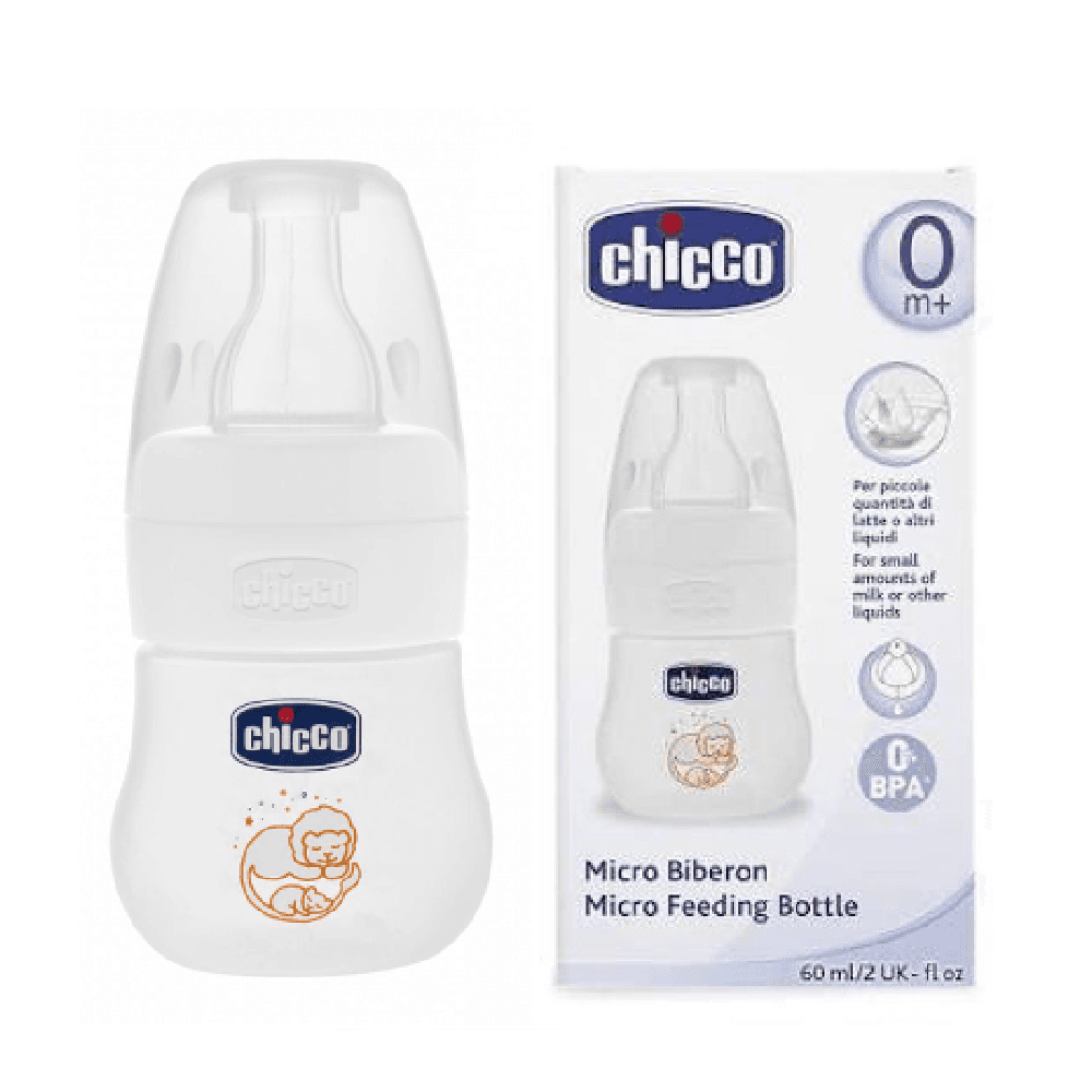 Chicco Micro Feeding Bottle 0m+ 60ml 