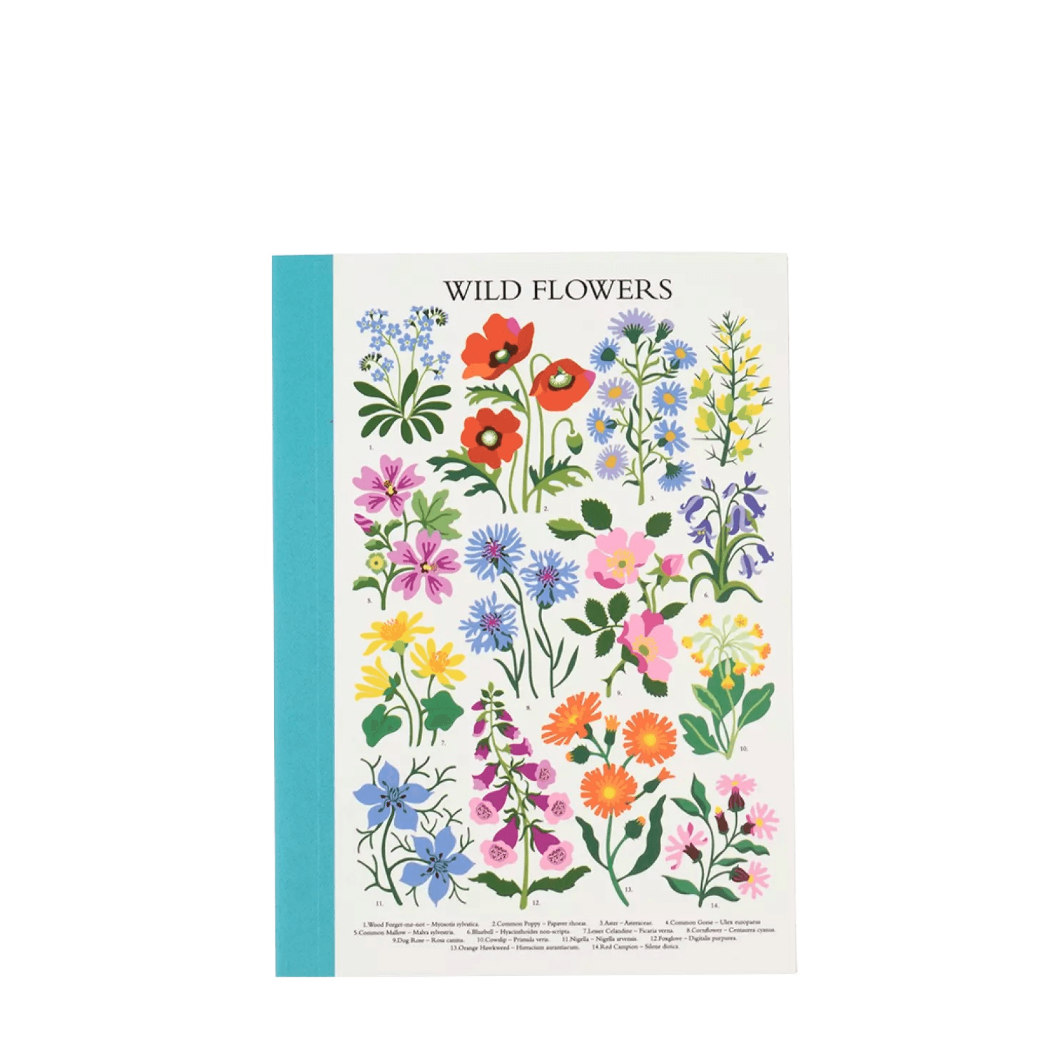 Wild Flowers A6 Notebook