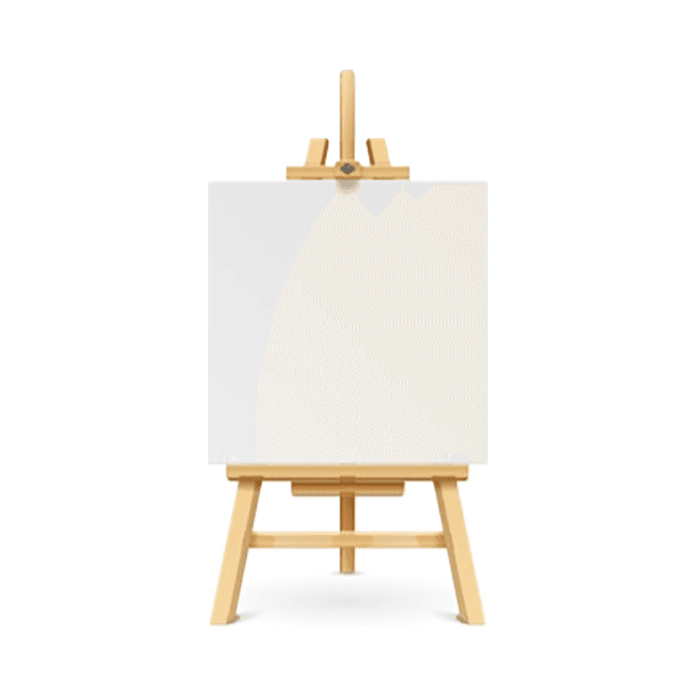 20x20 CM Cotton Canvas Board With Stand 