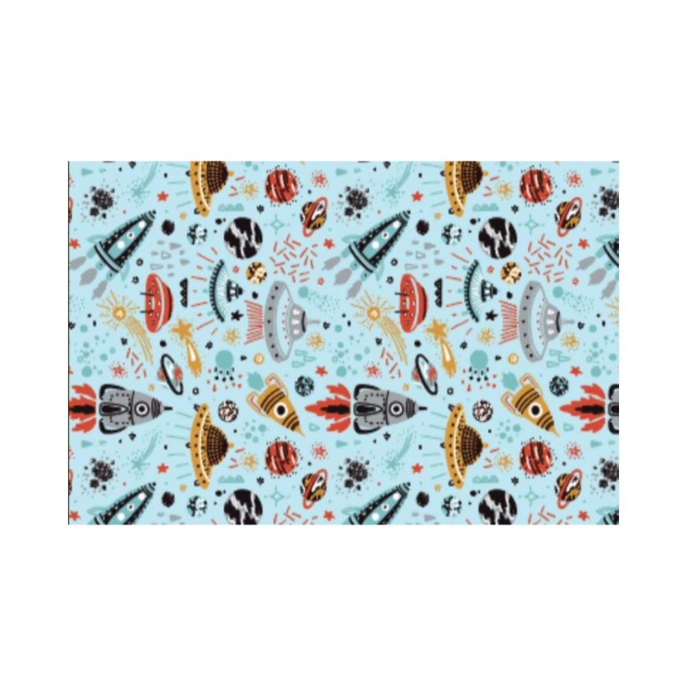 Spacecraft Gift Wrapping Paper