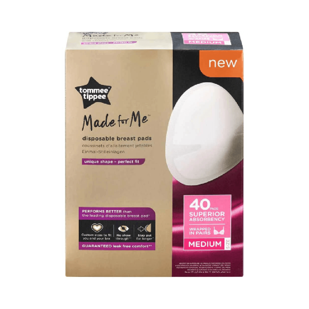 Tommee Tippee Made For Me Disposable Breast Pads Medium 40Pcs