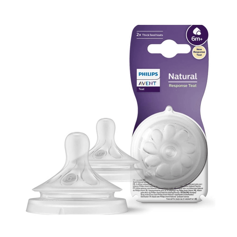 Philips Avent Natural Response Teats For 6+ Months 2Pcs