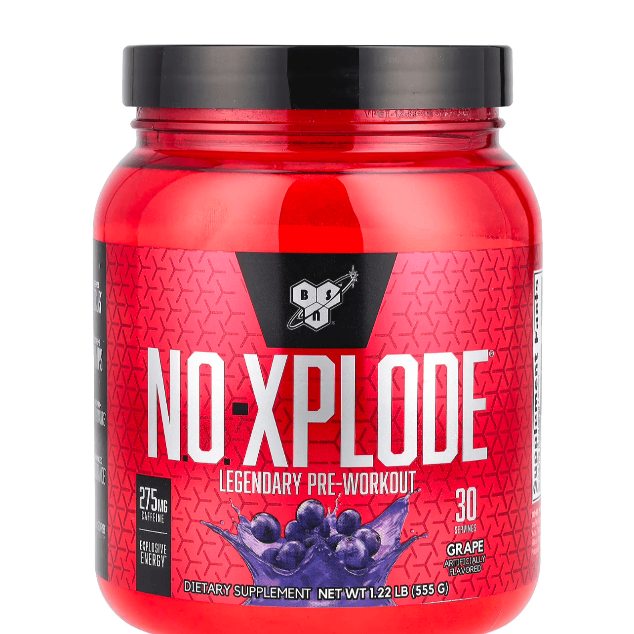 Bsn, No-Xplode, 30 Serving, Grape
