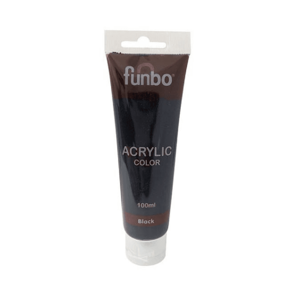 Funbo Acrylic Paint 100ml - Black