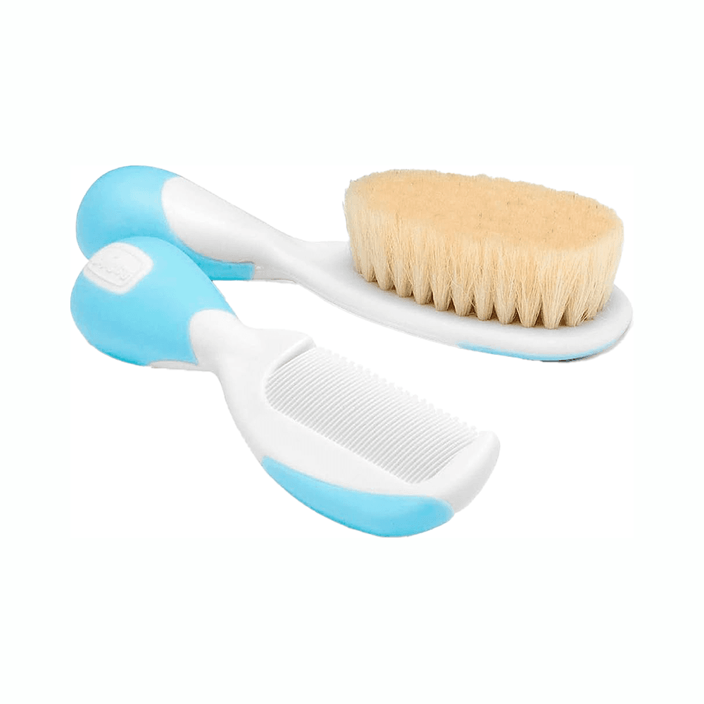 Chicco Brush & Comb - Light Blue