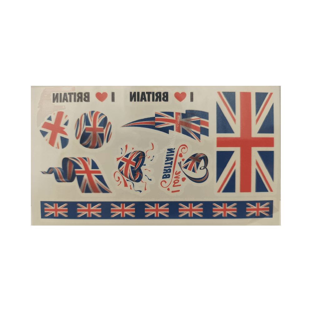 Australia & UK Tattoo Sticker