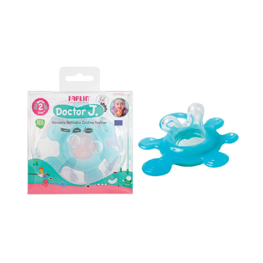 Farlin BF-142A Doctor J. Versatile Refillable Cooling Teether 6 To 16 Months 
