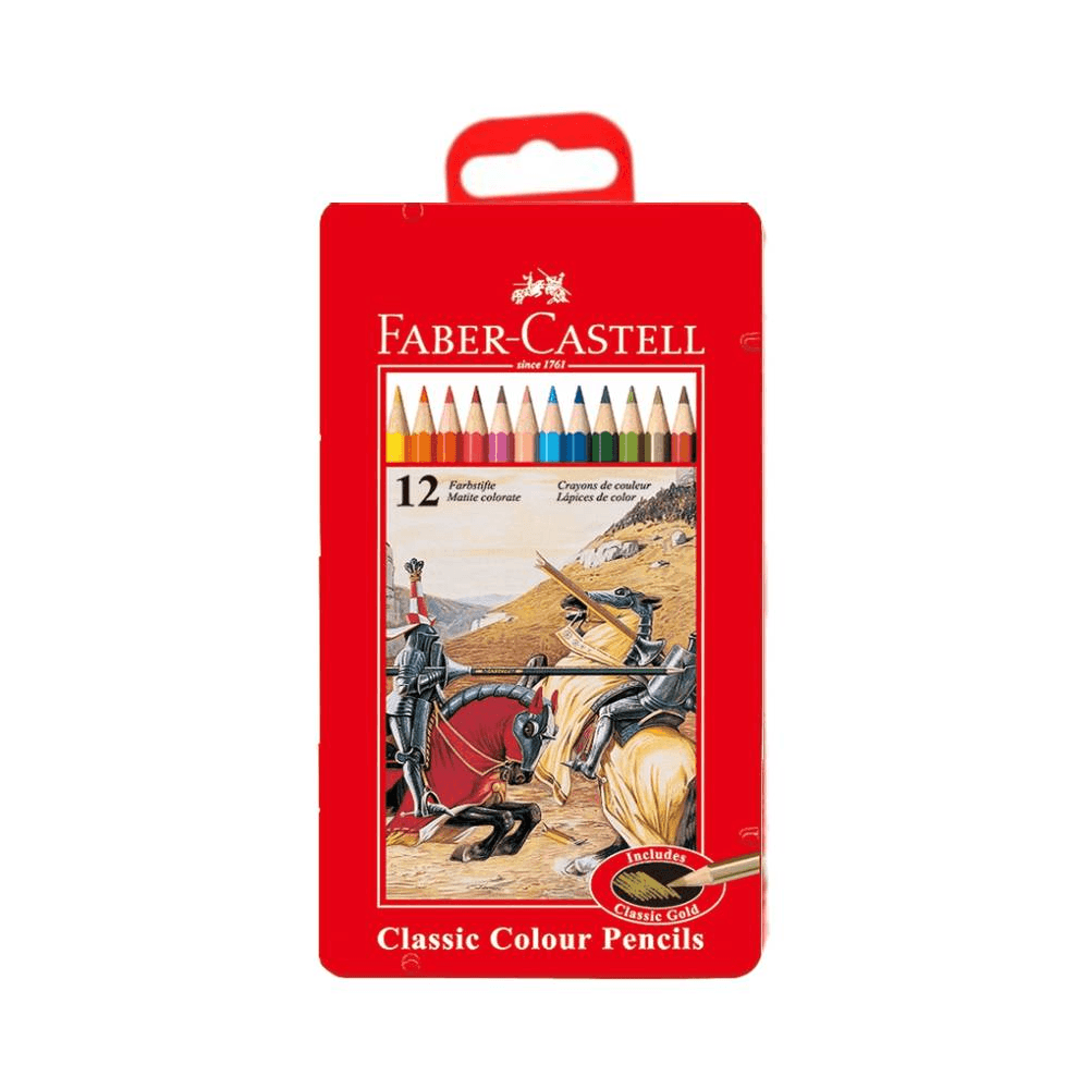 Faber-Castell Classic Colour Pencils 12Pcs