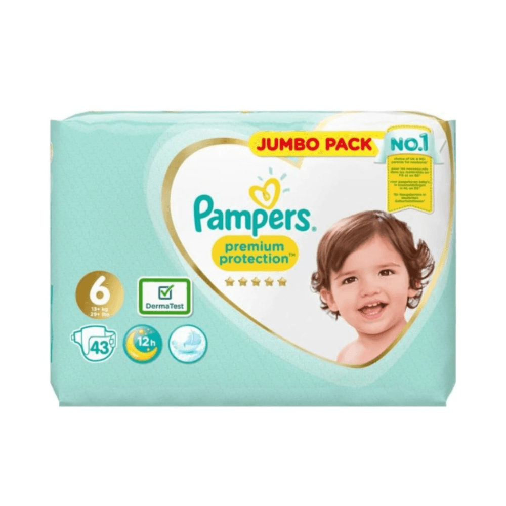 Pampers Premium Care Diapers Size 6 43Pcs