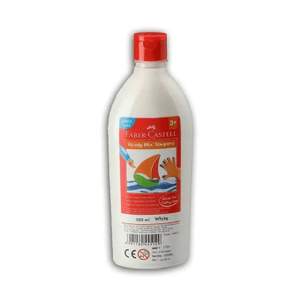 Faber Castell Ready Mix Tempera Color 500ml - White 