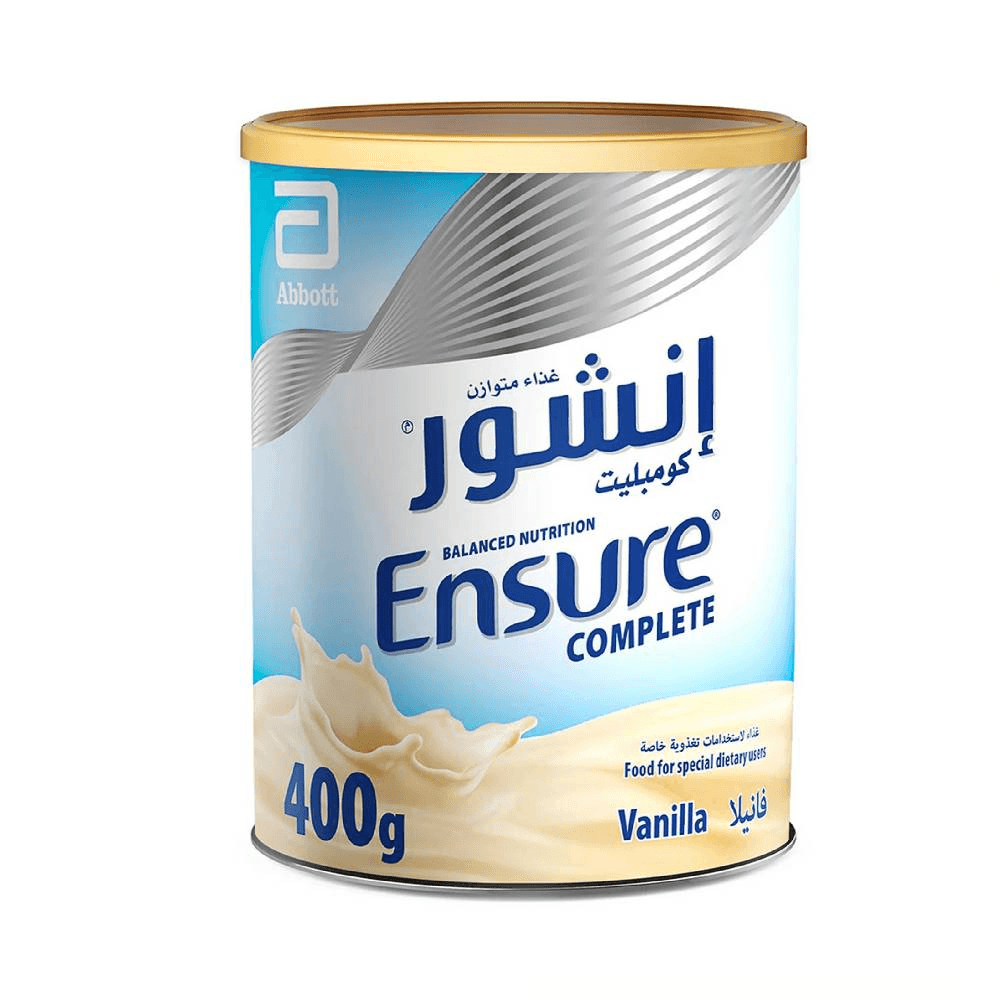 إنشور مسحوق حليب فانيليا كامل 400 جم