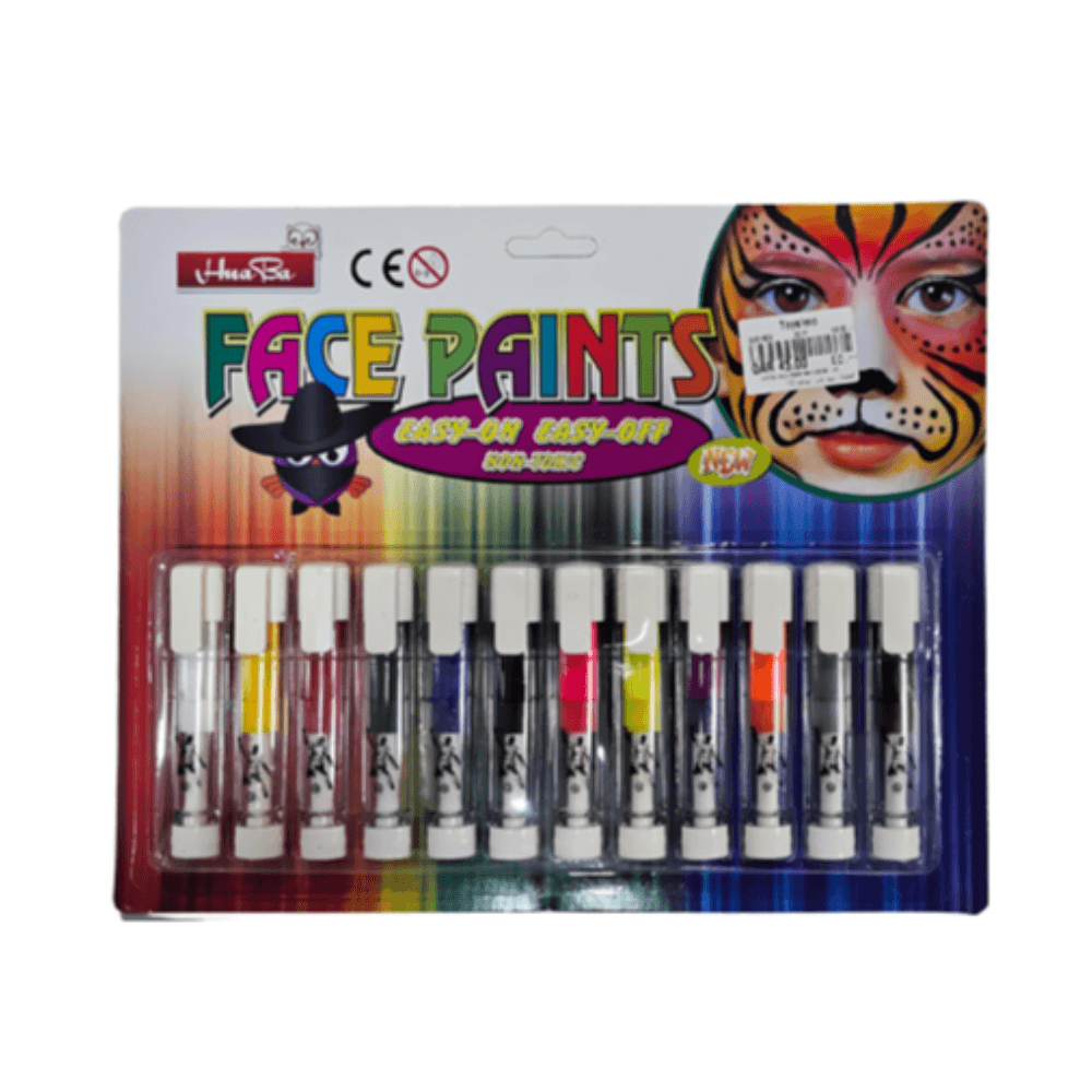 Hua Ba Face Painting Set 12Pcs