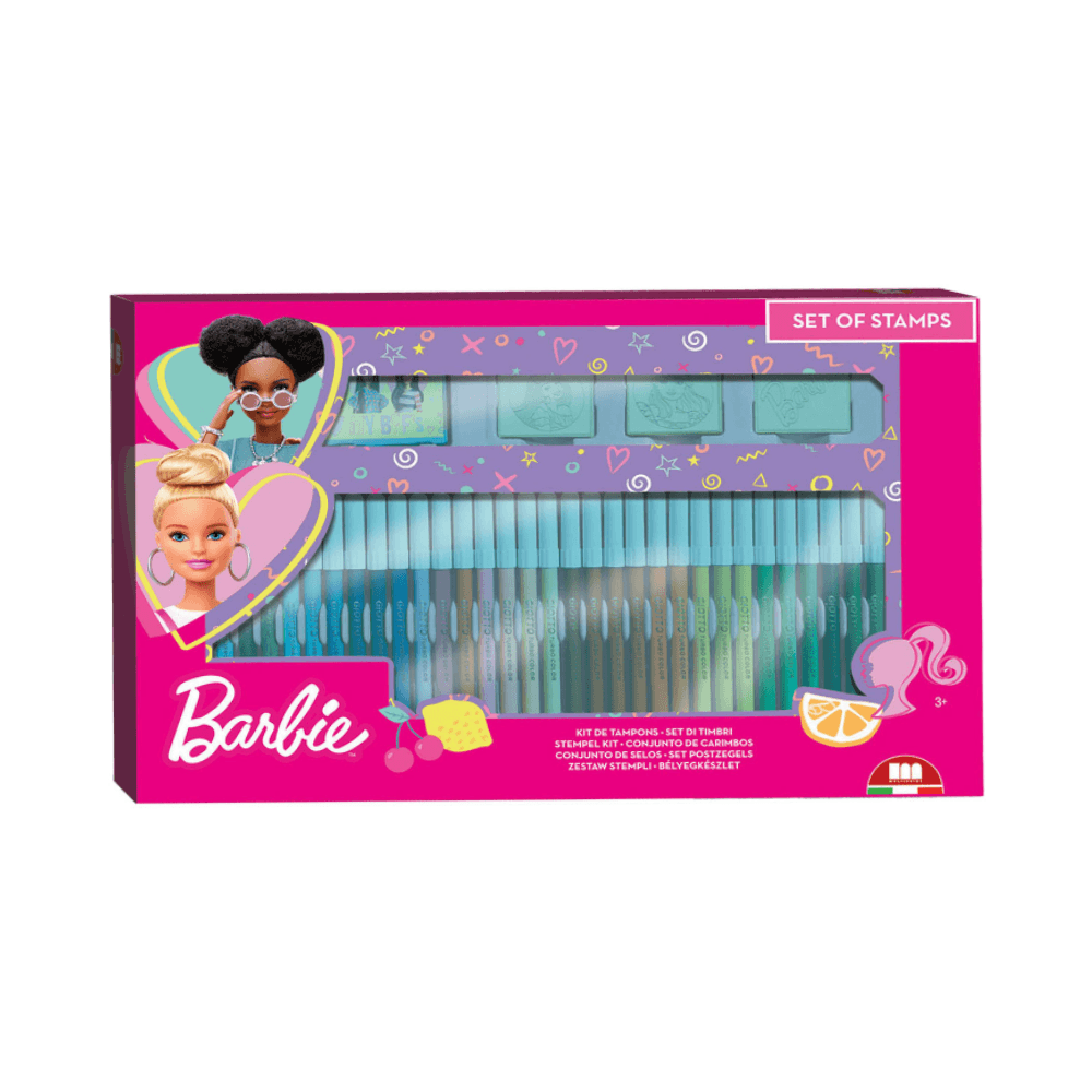 Barbie Multi Print Felt Tip Pens Set 41Pcs