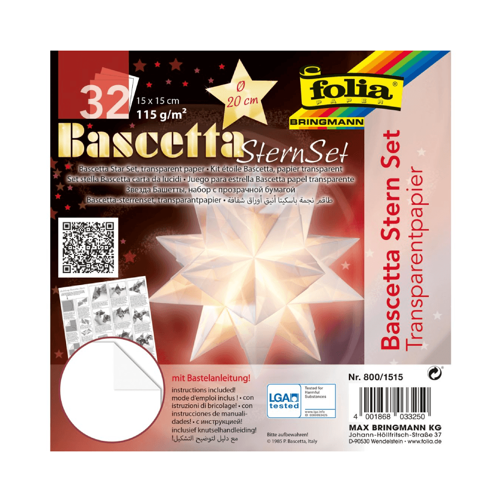Folia Bascetta Star Kits Small - Assorted 
