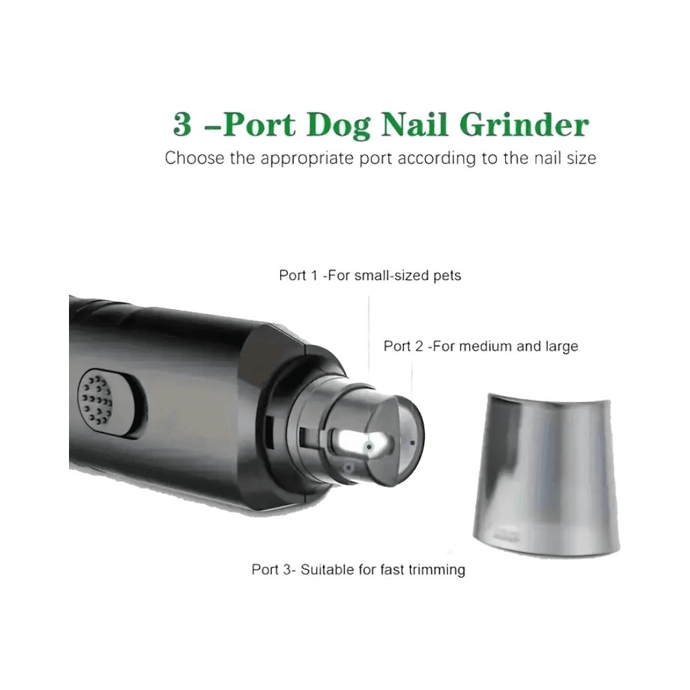 Pet Nail Grinder - Battery-Powered With Non-Rechargeable Batteries