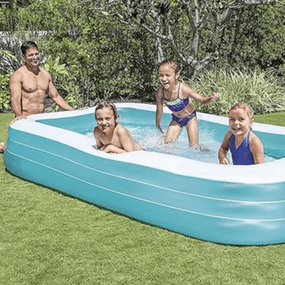 Intex - 58484Np - Frosted Rectangular Pool - Blue Color