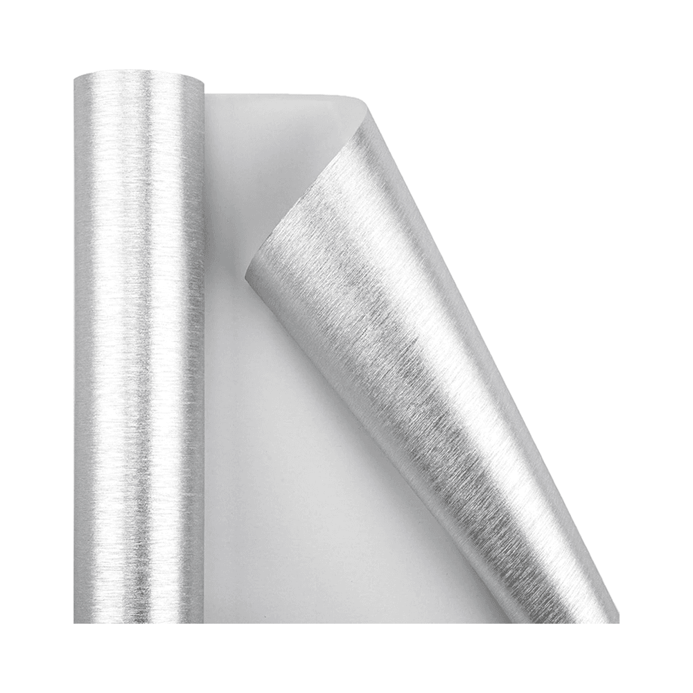 Matte Wrapping Paper 76x200cm - Silver 02