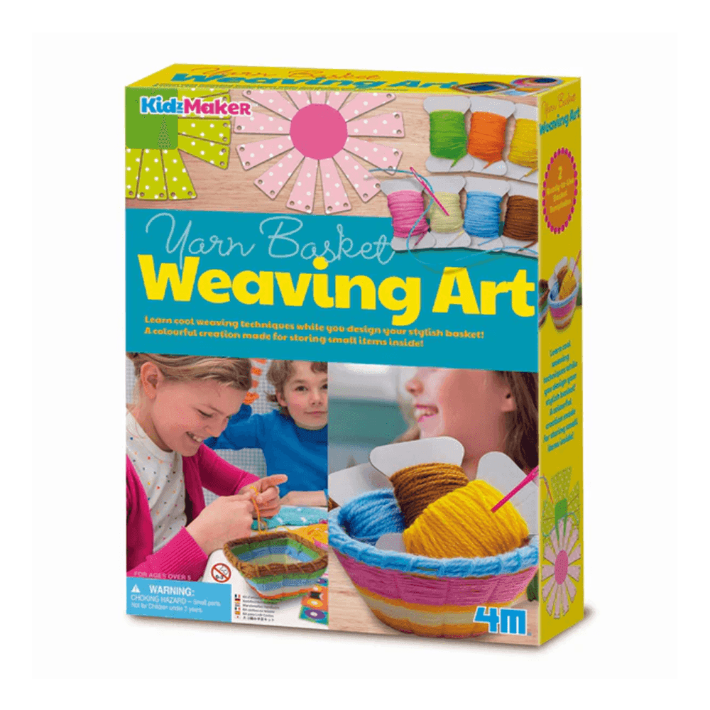 4M Yarn Basket Weaving Art Kit