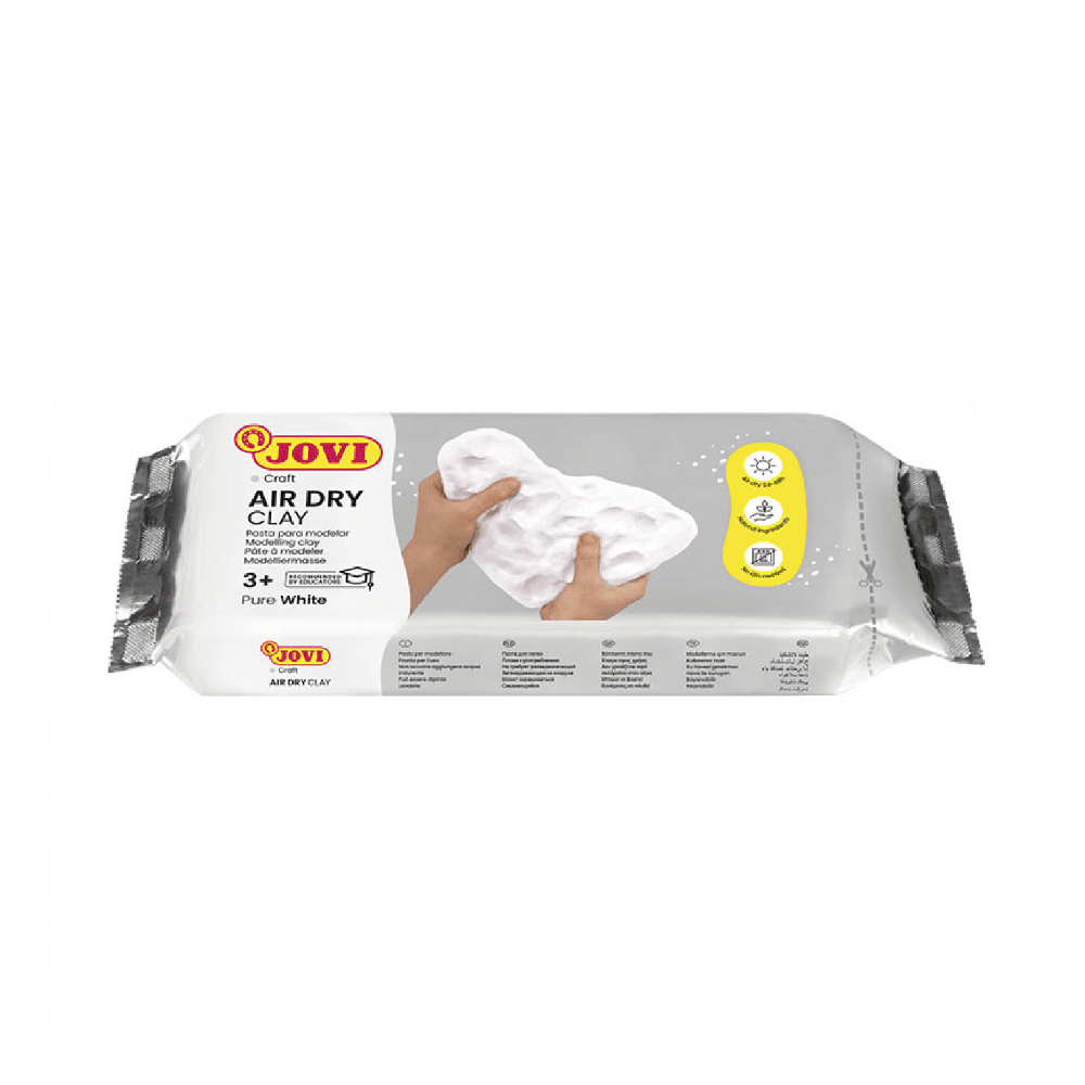 Jovi Air Dry Hardening & Modeling Clay 500g - White Dgjo47_267