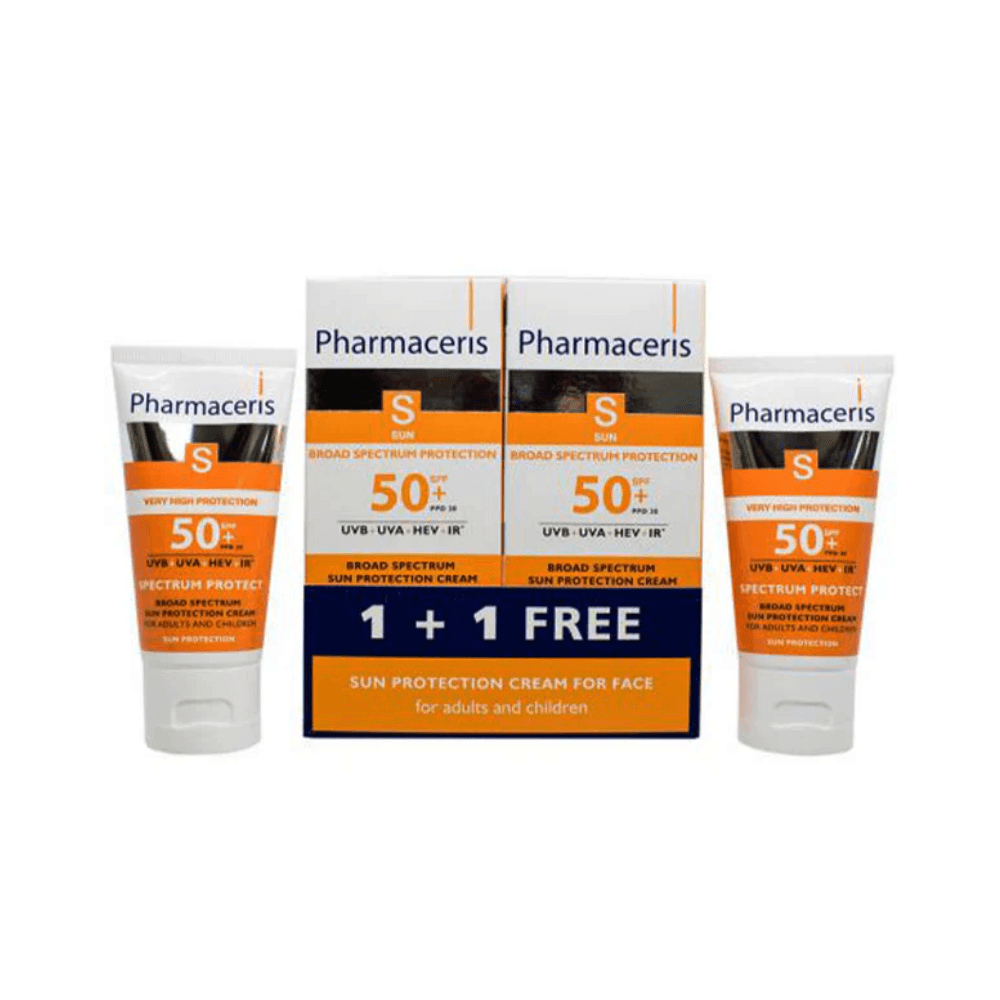 Pharmaceris Broad Spectrum Sun Cream 1+1 Offer Pack