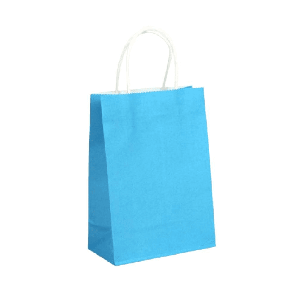 Paper Bag Mini 12Pcs - Light Blue 