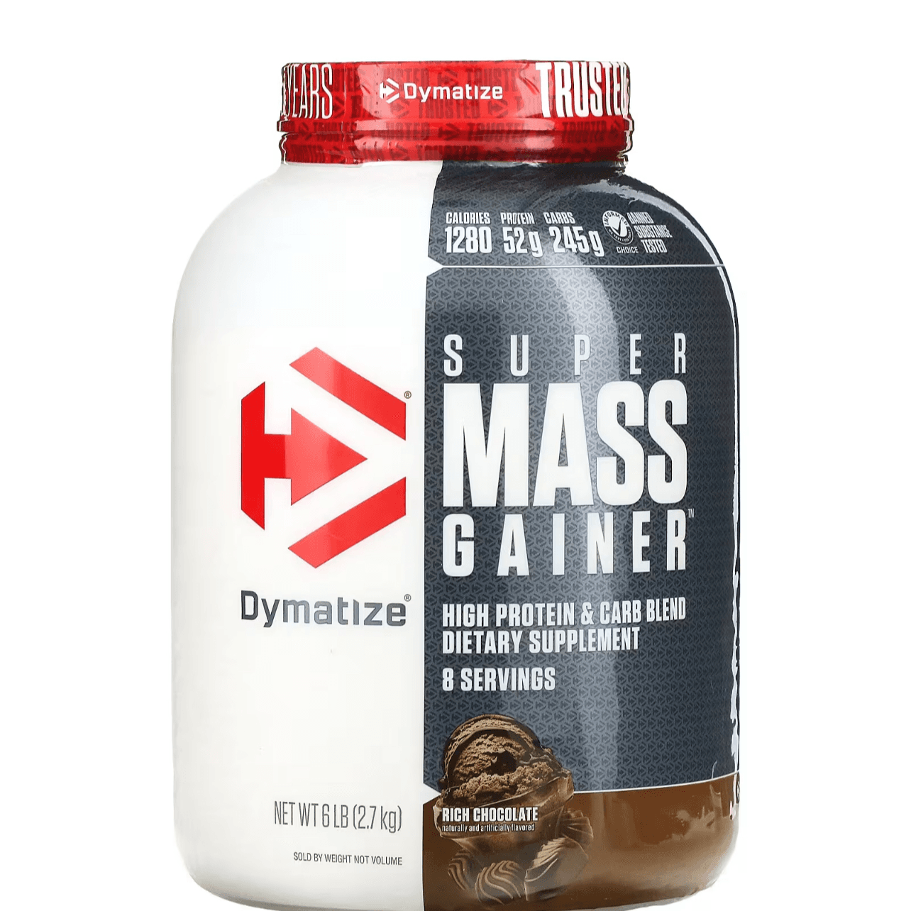 Dymatize Super Mass Gainer 6 Lb Rich Chocolate