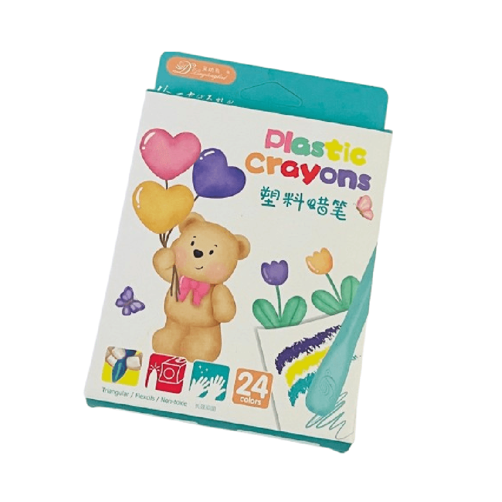 Plastic Crayons 24Pcs 