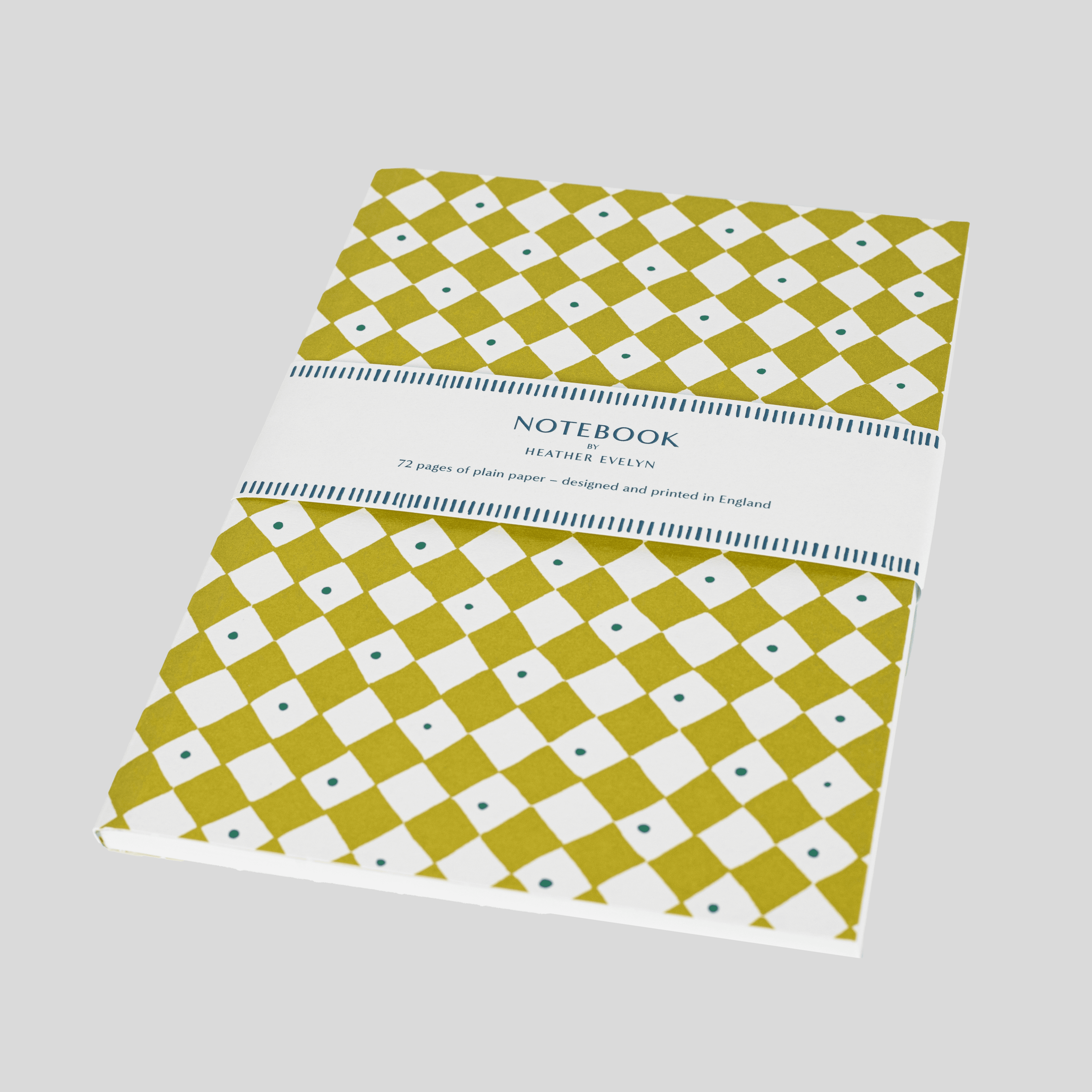 A5 Perfect Bound Green Diamnd