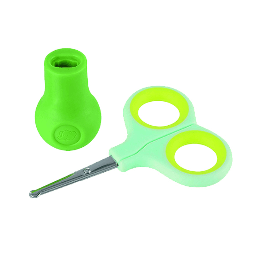 Bebeconfort Scissors With Base - Green & Blue