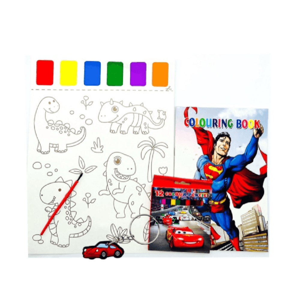 Boys Coloring Time Package With A Gift 17627