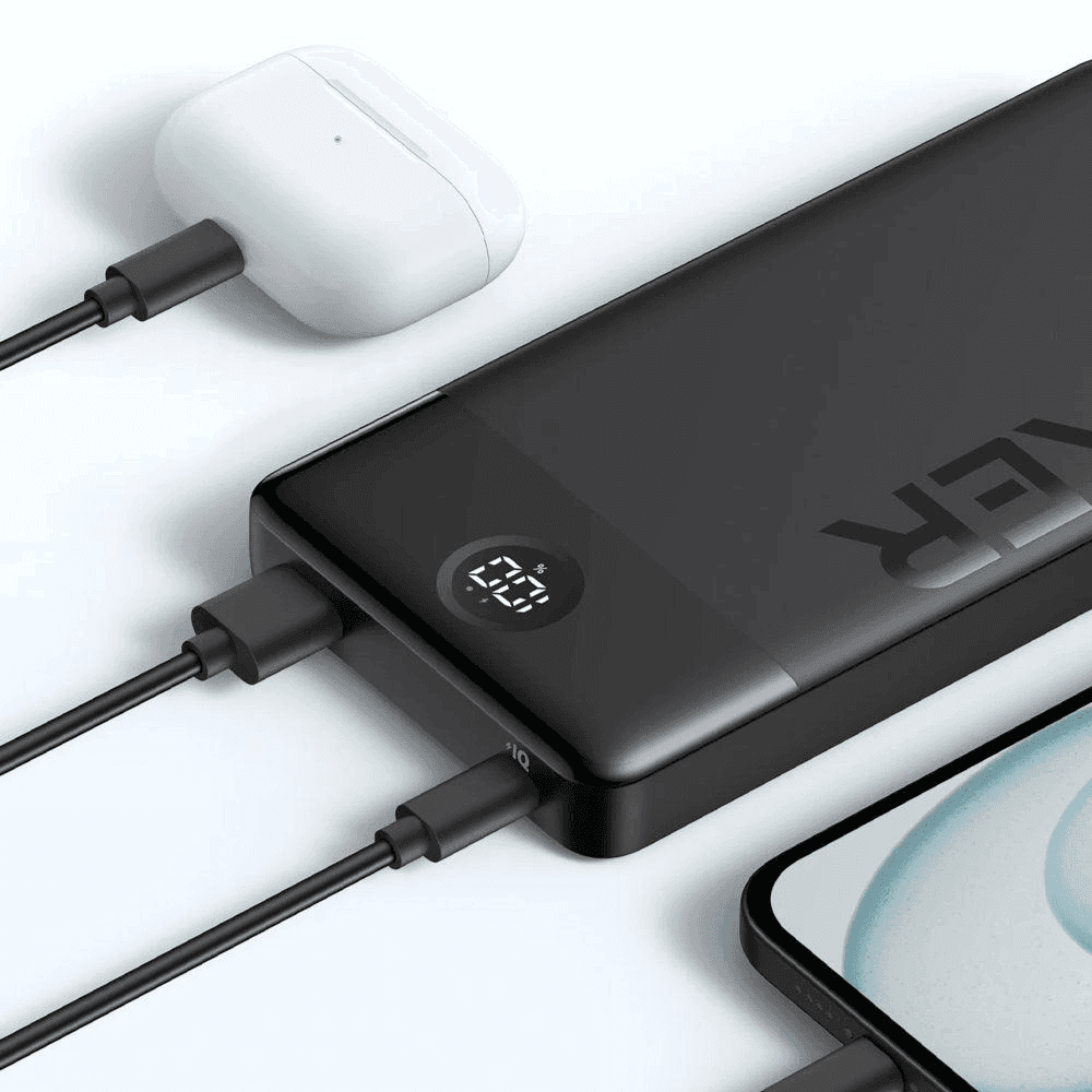 Anker Powerbank 10000Mah 12W 2-Port A1237H11 - Black