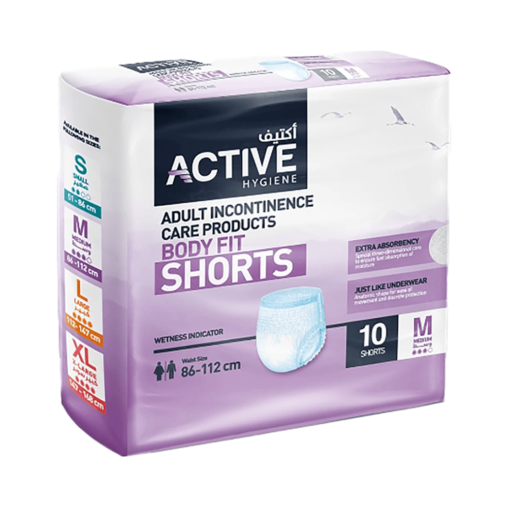 Active Adult Shorts Medium 86cm-112cm 10Pcs 