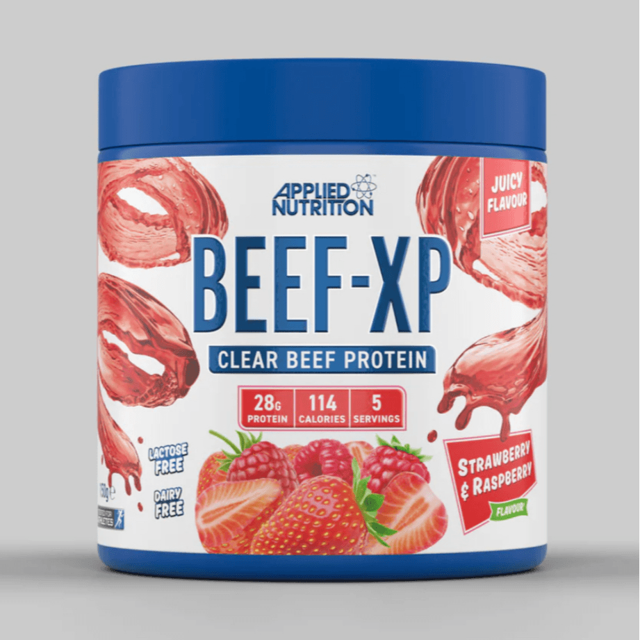 Applied Nutrition, Beef-Xp (Halal), 5 Serving, Strawberry & Raspberry