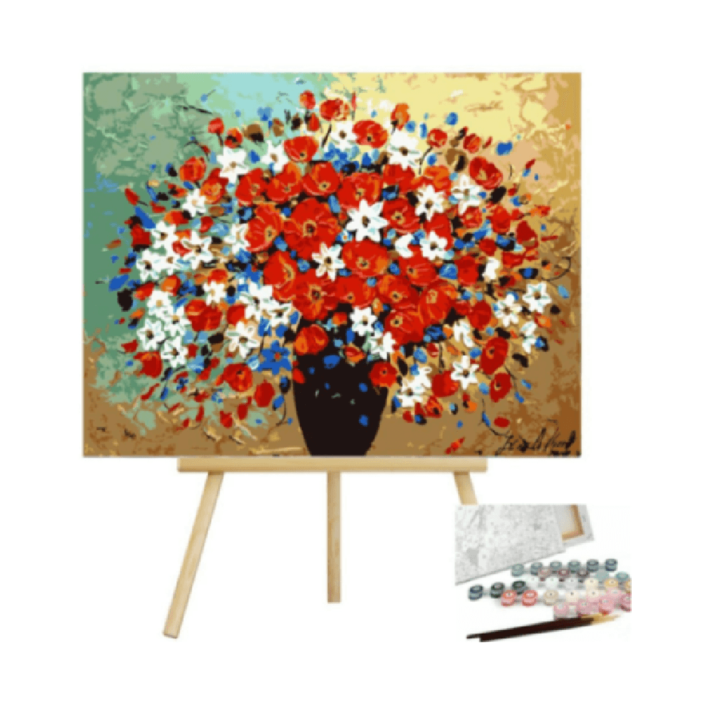 دافنشي طقم فنون الزهور 50×40 سم