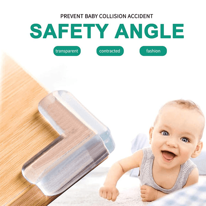 4 Pcs Sharp Furniture Corner Protectors For Kids-SQAURE