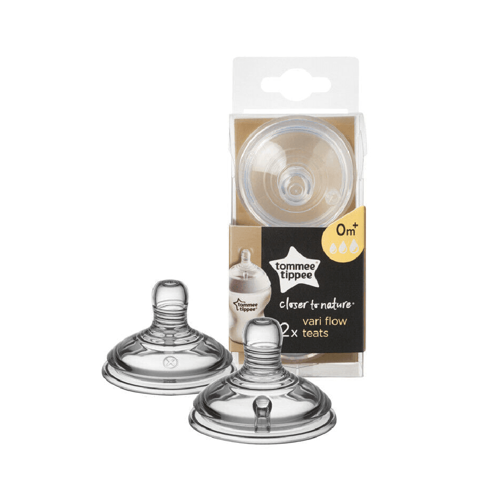 Tommee Tippee Closer To Nature Vari Flow Teats Pack 2Pcs