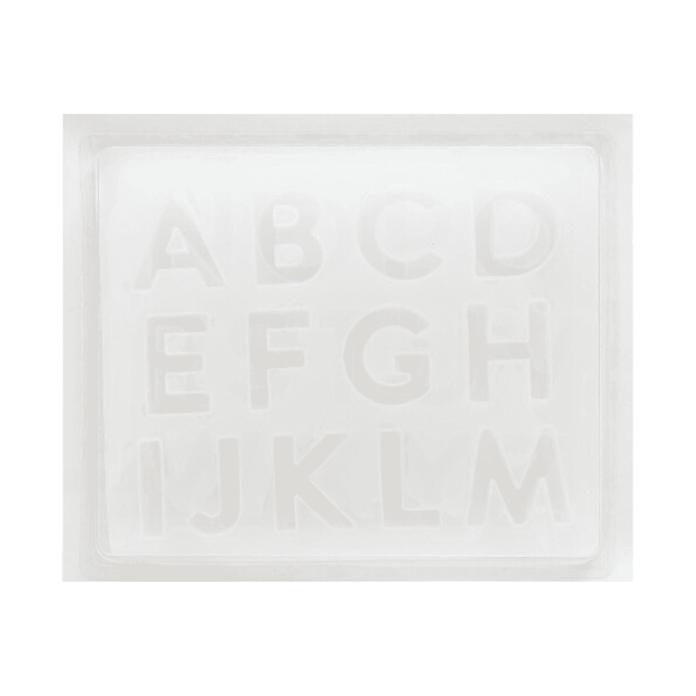American Crafts Color Pour Alphabets Resin Mold 2Pcs