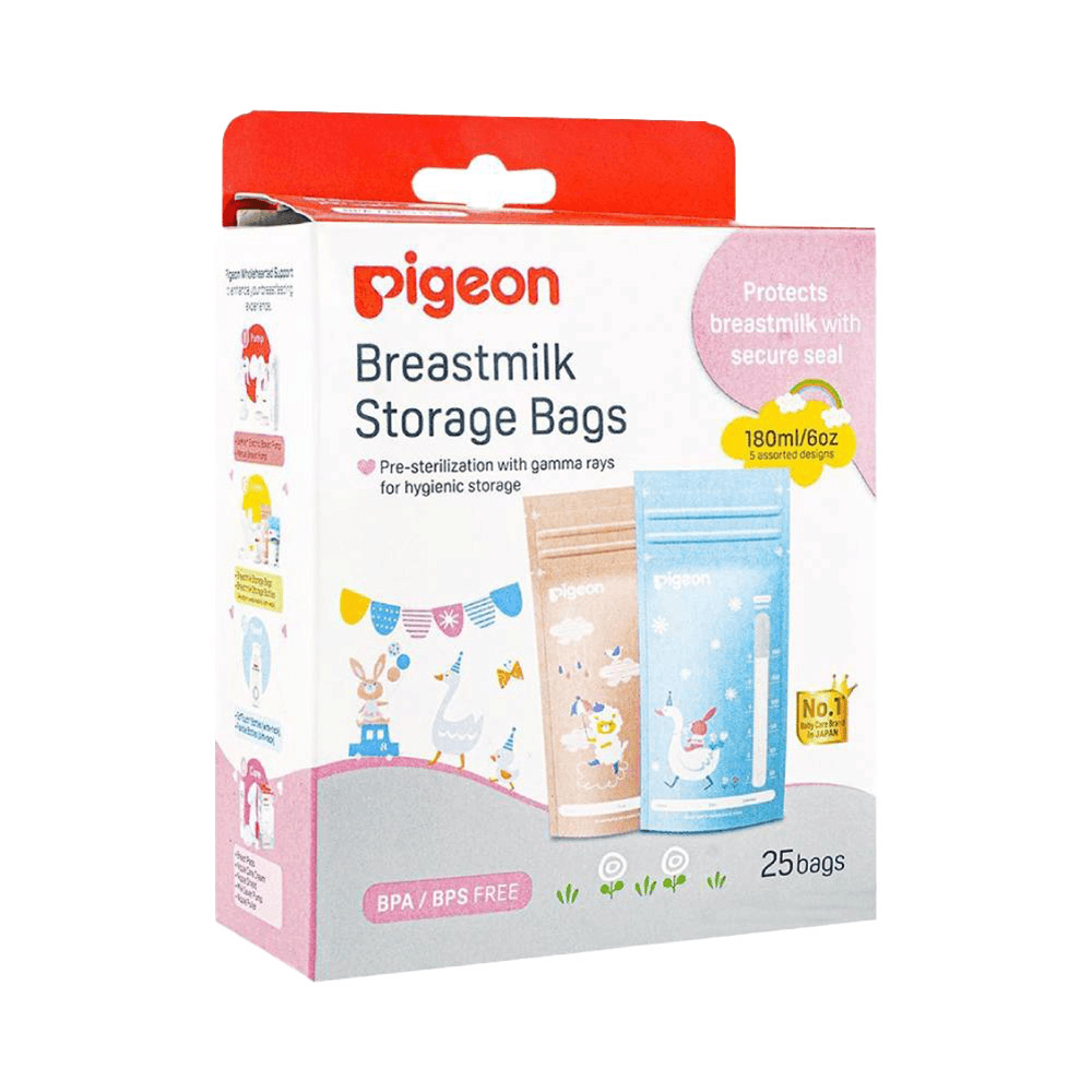 Pigeon Breast Milk Storage Bags 180ml 25Pcs No.79321 