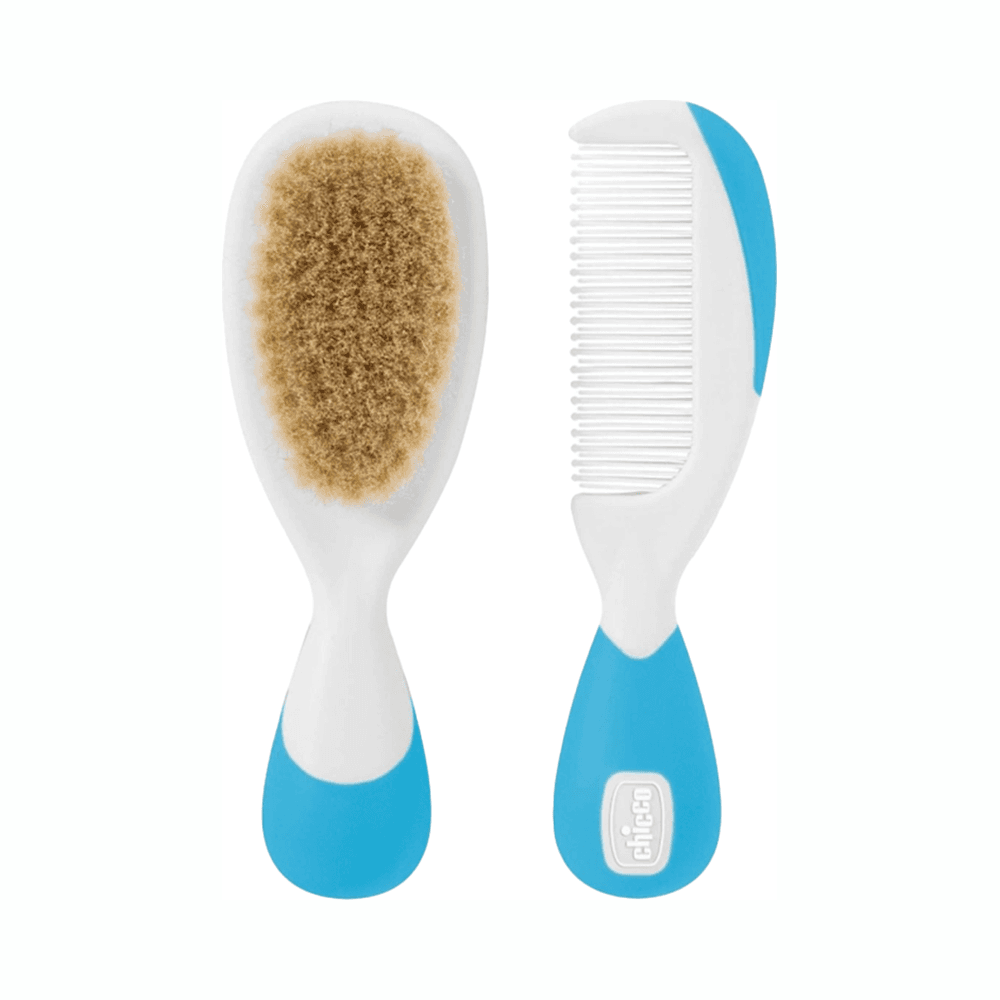 Chicco Brush & Comb - Light Blue