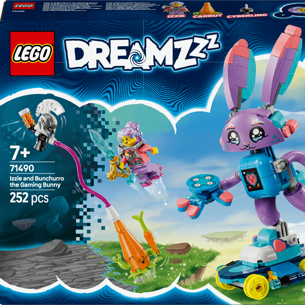 Lego Dreamzzz Izzie & Bunchurro The Gaming Bunny 71490 Building Set (252 Pieces)