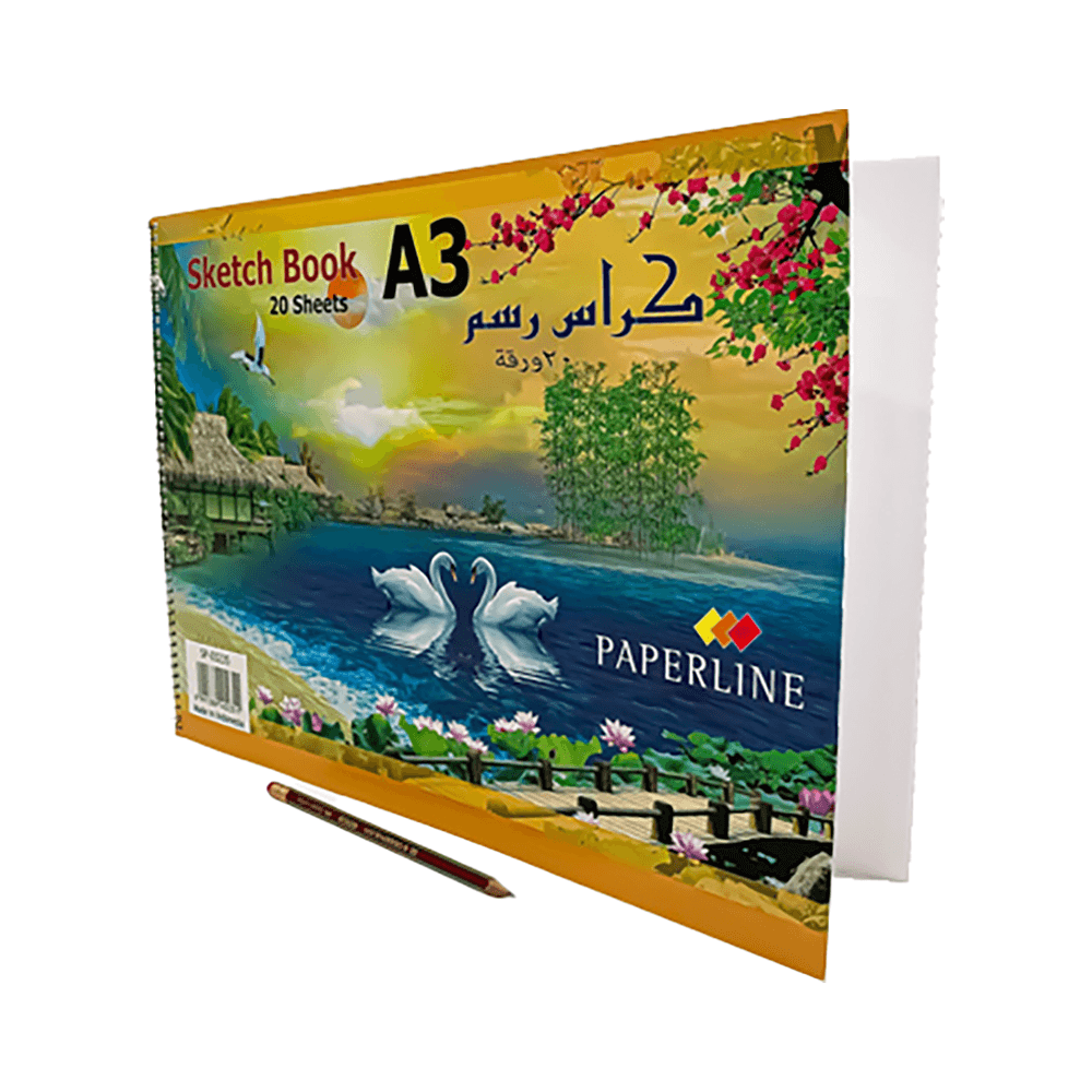 بيبرلاين دفتر رسم مقاس A3 20 ورقة SP-03235