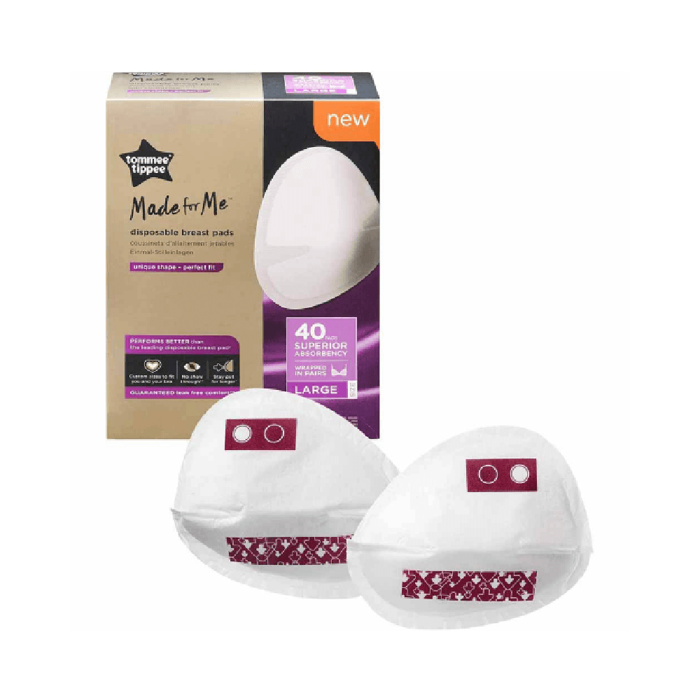 Tommee Tippee Made For Me Disposable Breast Pads Large 40Pcs