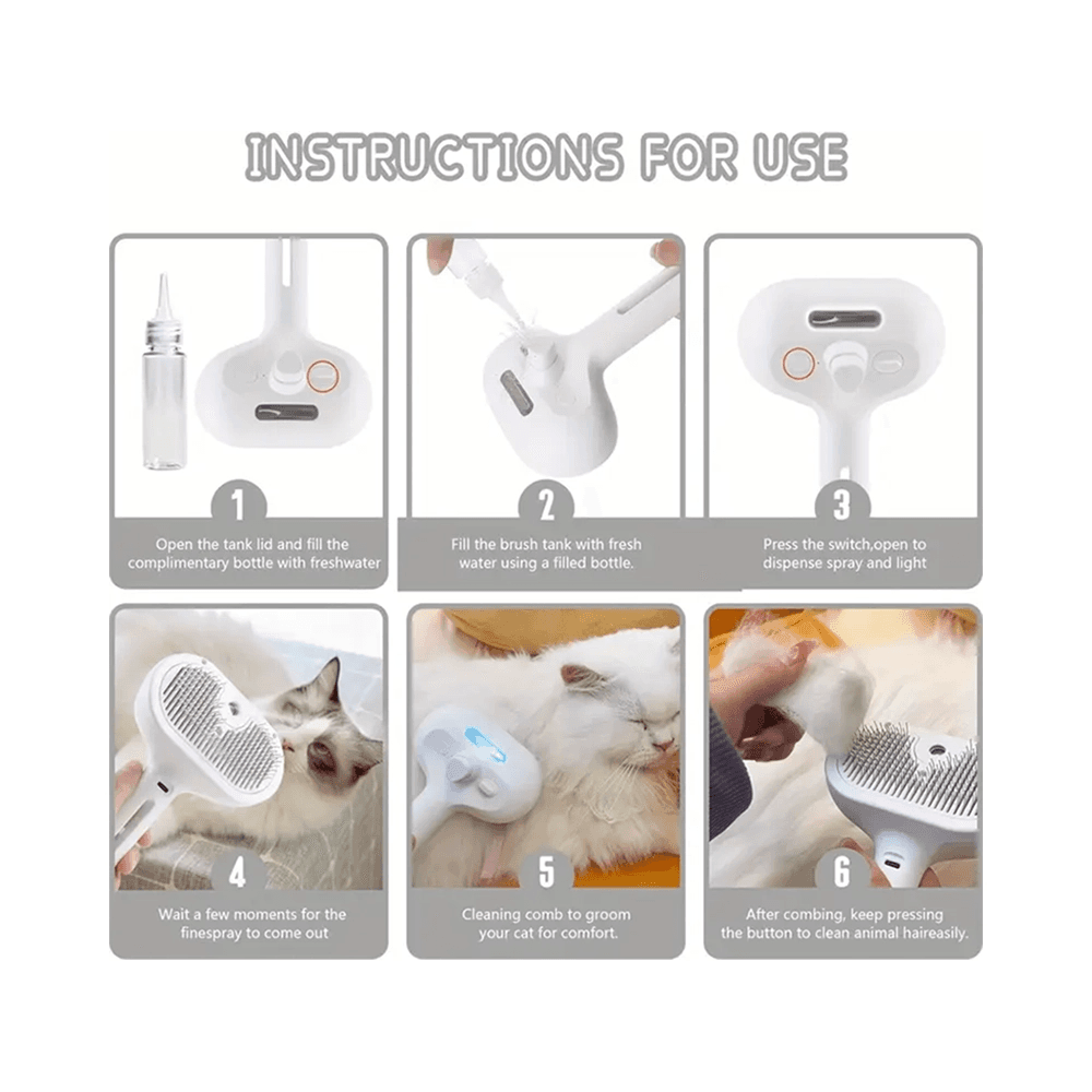 2-in-1 Cleaning Brush With Water Tank