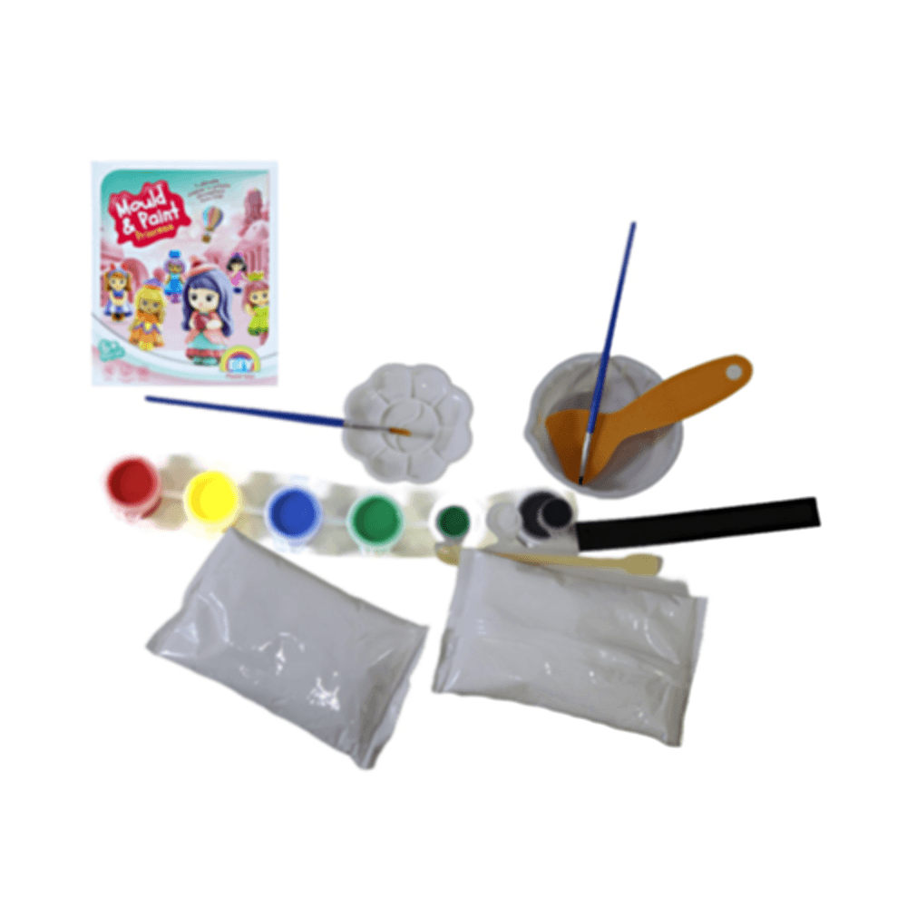 3D Princess Plaster Painting Set