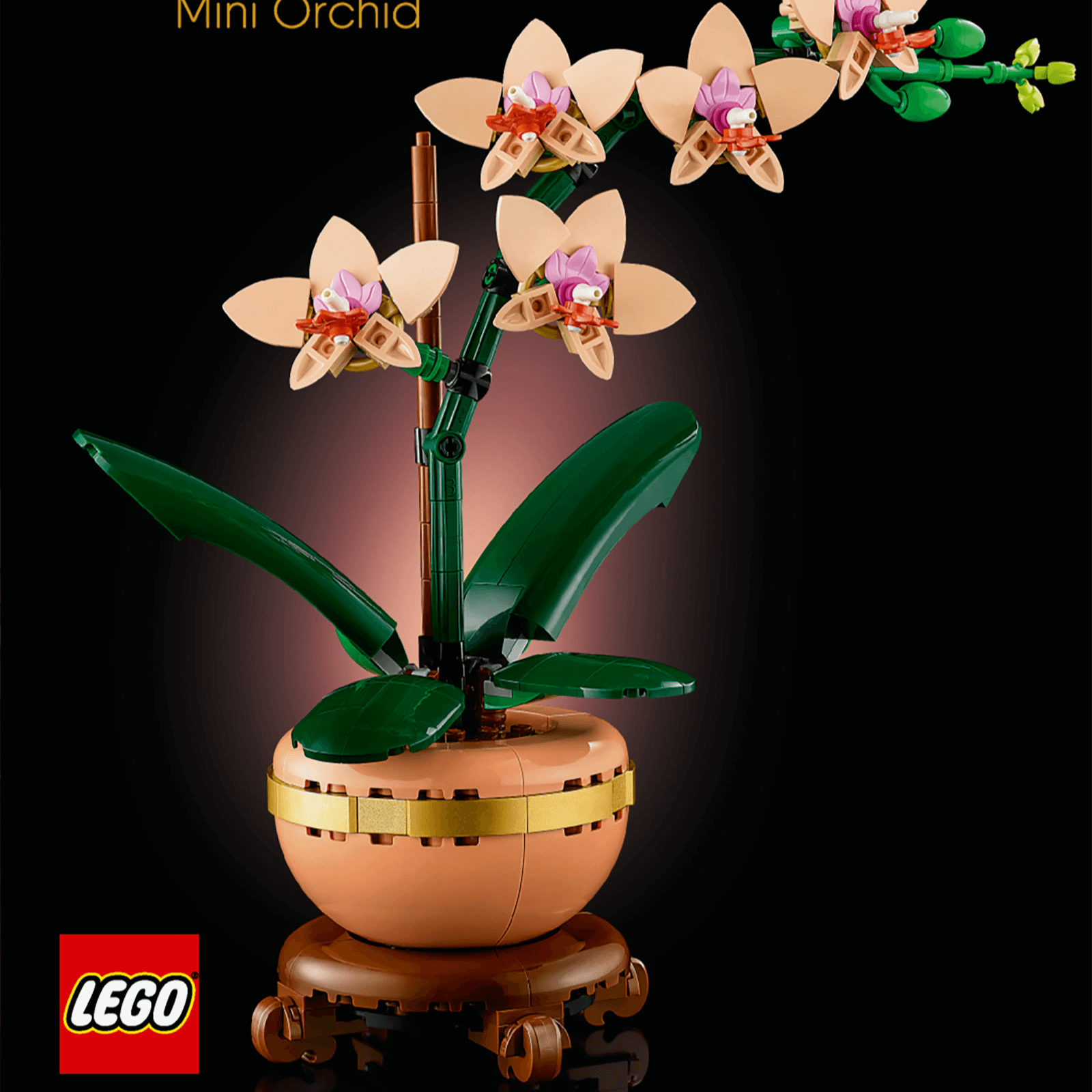 LEGO 10343 Botanicals Mini Orchid Plant Gift Building Set 274Pcs