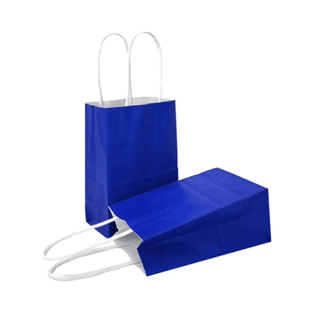 
Mini Paper Bag - Navy Blue
