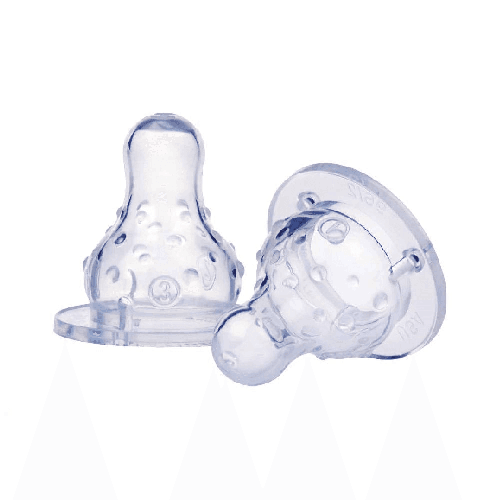 Nuby Nipple 3-Flow 2Pcs