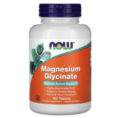 NOW MAGNESIUM GLYCINATE 200 MG 180 TABLETS